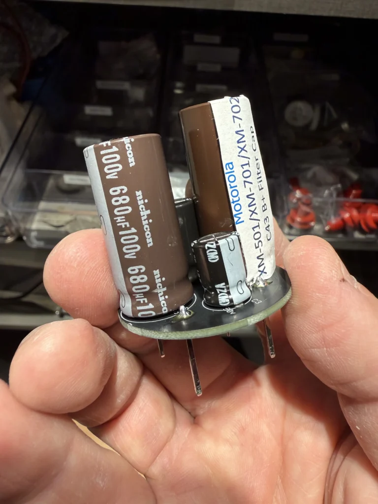 Inca Arcade Cabinet by PMC Electronics - Motorola XM-501 Monitor B+ Filter Caps