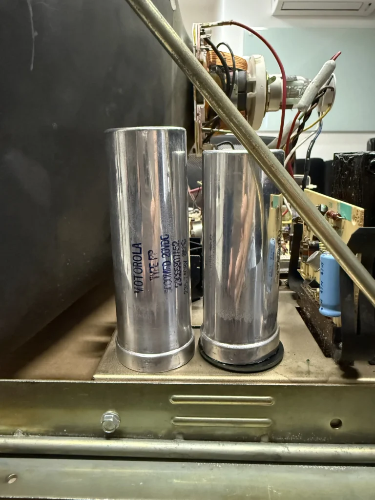 Inca Arcade Cabinet by PMC Electronics - Motorola XM-501 Monitor B+ Filter Caps