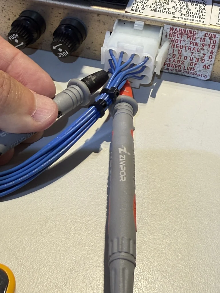 Inca Arcade Cabinet by PMC Electronics - Motorola XM-501 Monitor Voltage Tests