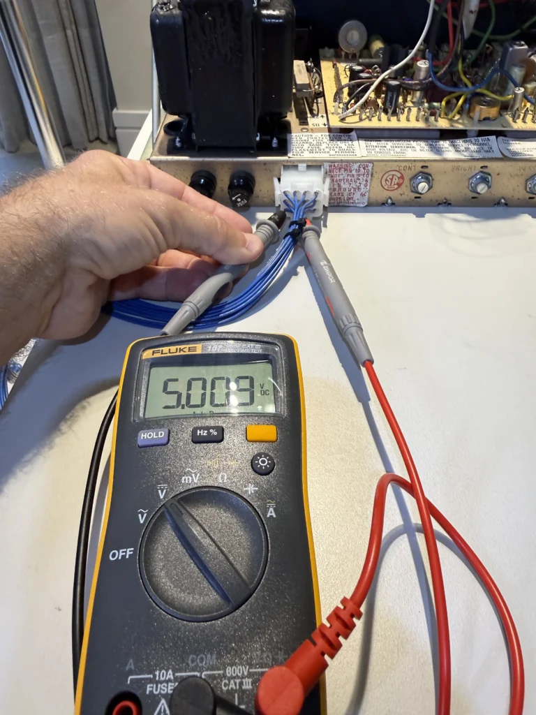 Inca Arcade Cabinet by PMC Electronics - Motorola XM-501 Monitor Voltage Tests