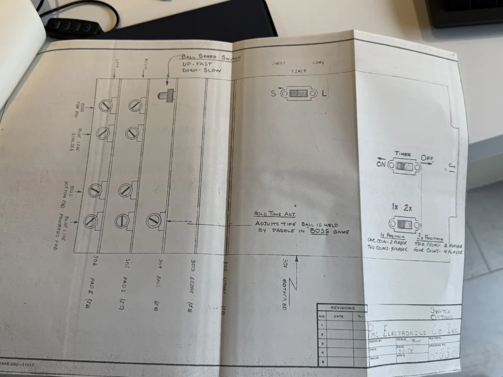 Inca Arcade Cabinet by PMC Electronics - Boardset Paddles Calibration Inca Arcade Cabinet by PMC Electronics - Boardset Paddles Calibration