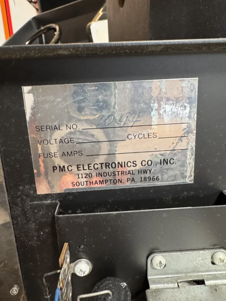 Inca Arcade Cabinet by PMC Electronics - Inspection Inca Arcade Cabinet by PMC Electronics - Inspection