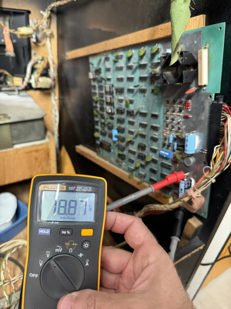 Atari Video Pinball Arcade - PCB Test After Fix Atari Video Pinball Arcade - PCB Test After Fix