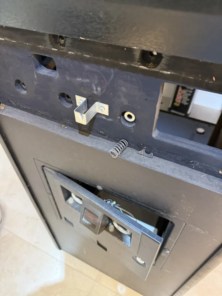 Atari Video Pinball Arcade - Control Panel Disassembly