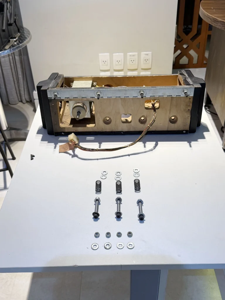 Atari Video Pinball Arcade - Control Panel Disassembly