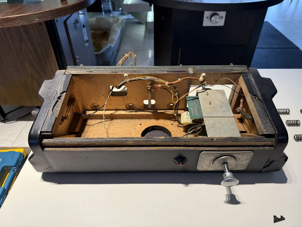 Atari Video Pinball Arcade - Control Panel Disassembly
