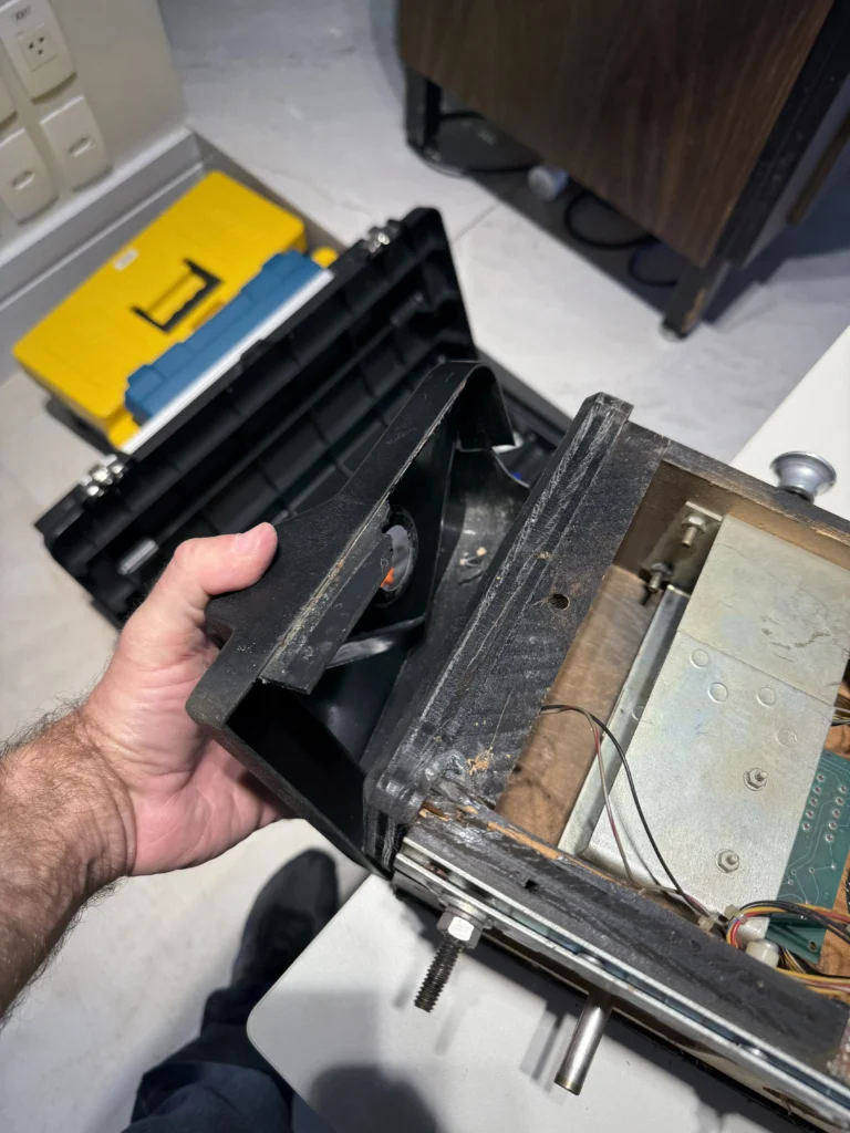 Atari Video Pinball Arcade - Control Panel Disassembly