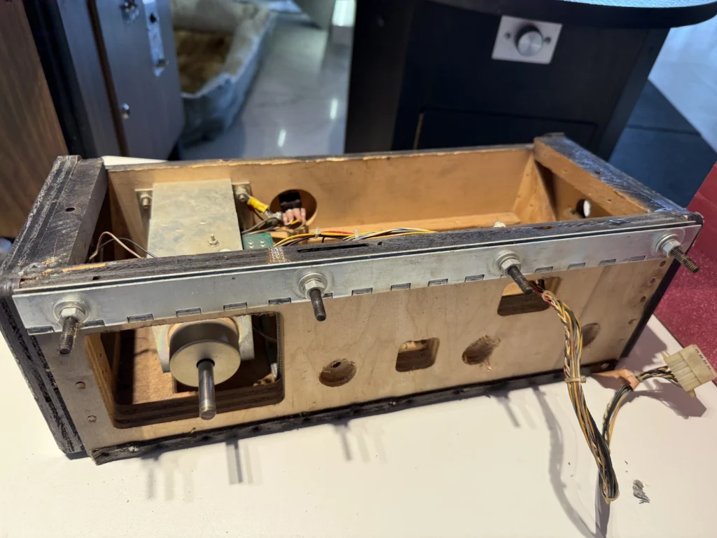 Atari Video Pinball Arcade - Control Panel Disassembly