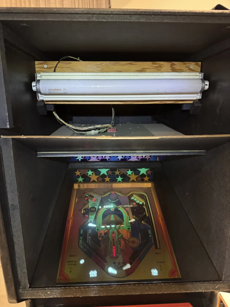 Atari Video Pinball Arcade - Marquee and Fixture Inspection Atari Video Pinball Arcade - Marquee and Fixture Inspection