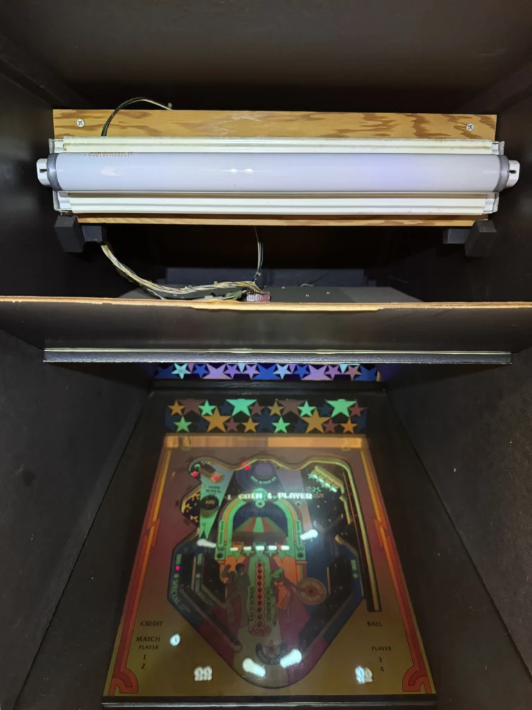 Atari Video Pinball Arcade - Marquee and Fixture Inspection Atari Video Pinball Arcade - Marquee and Fixture Inspection