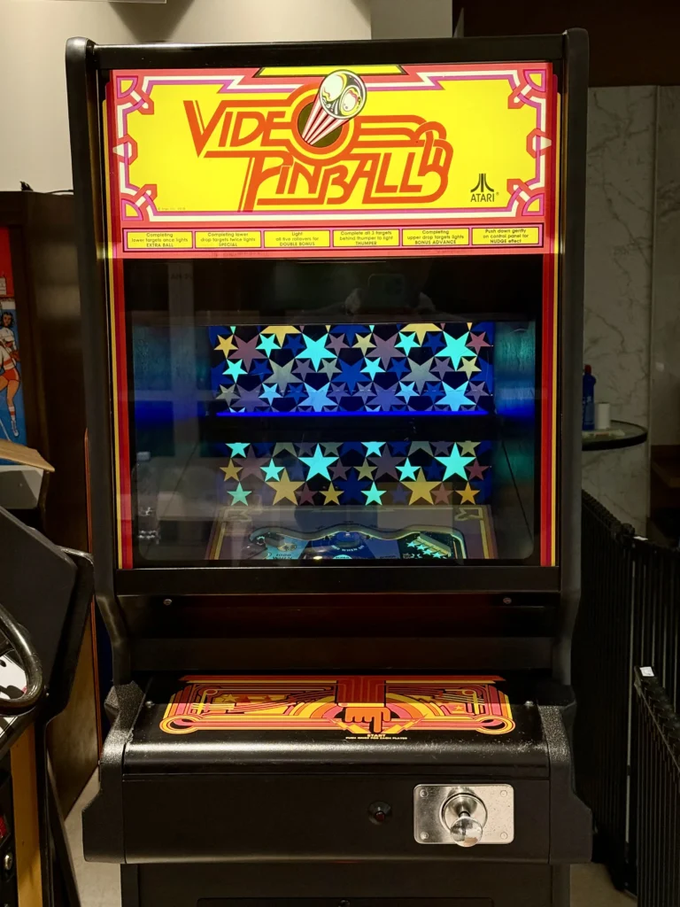 Atari Video Pinball Arcade - Marquee Install Atari Video Pinball Arcade - Marquee Install