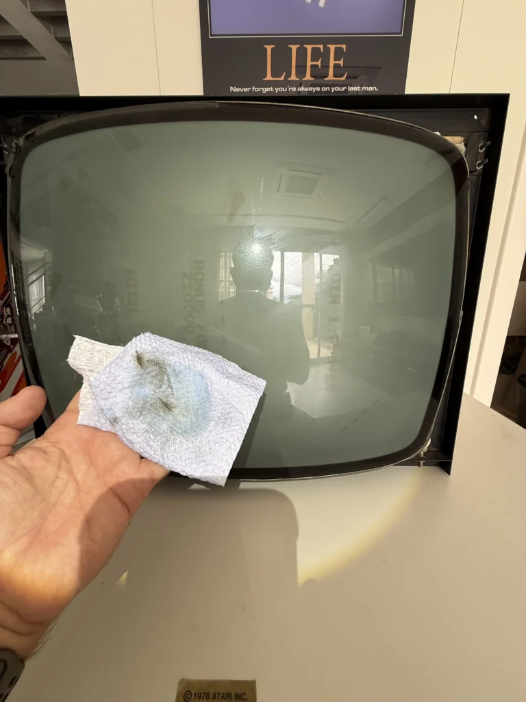 Atari Video Pinball Arcade - Monitor 2nd Repair, Cleaning and Install Atari Video Pinball Arcade - Monitor 2nd Repair, Cleaning and Install