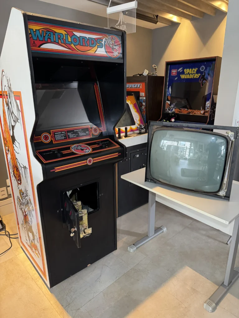 Atari Video Pinball Arcade - Wells-Gardner 19v1001 B&W Monitor