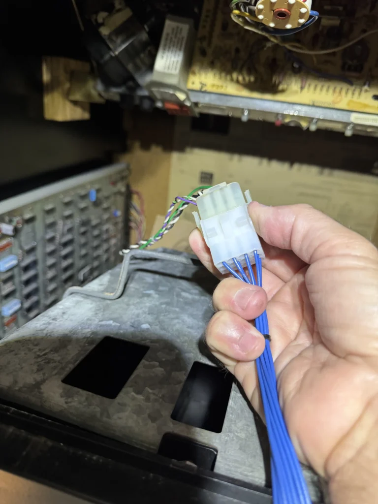 Atari Video Pinball Arcade - Wells-Gardner 19v1001 B&W Monitor