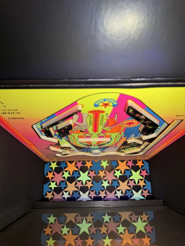 Atari Video Pinball Arcade - UV Light/Black Light Testing Atari Video Pinball Arcade - UV Light/Black Light Testing