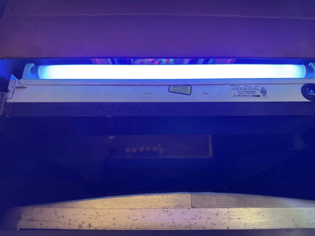 Atari Video Pinball Arcade - UV Light/Black Light Testing Atari Video Pinball Arcade - UV Light/Black Light Testing