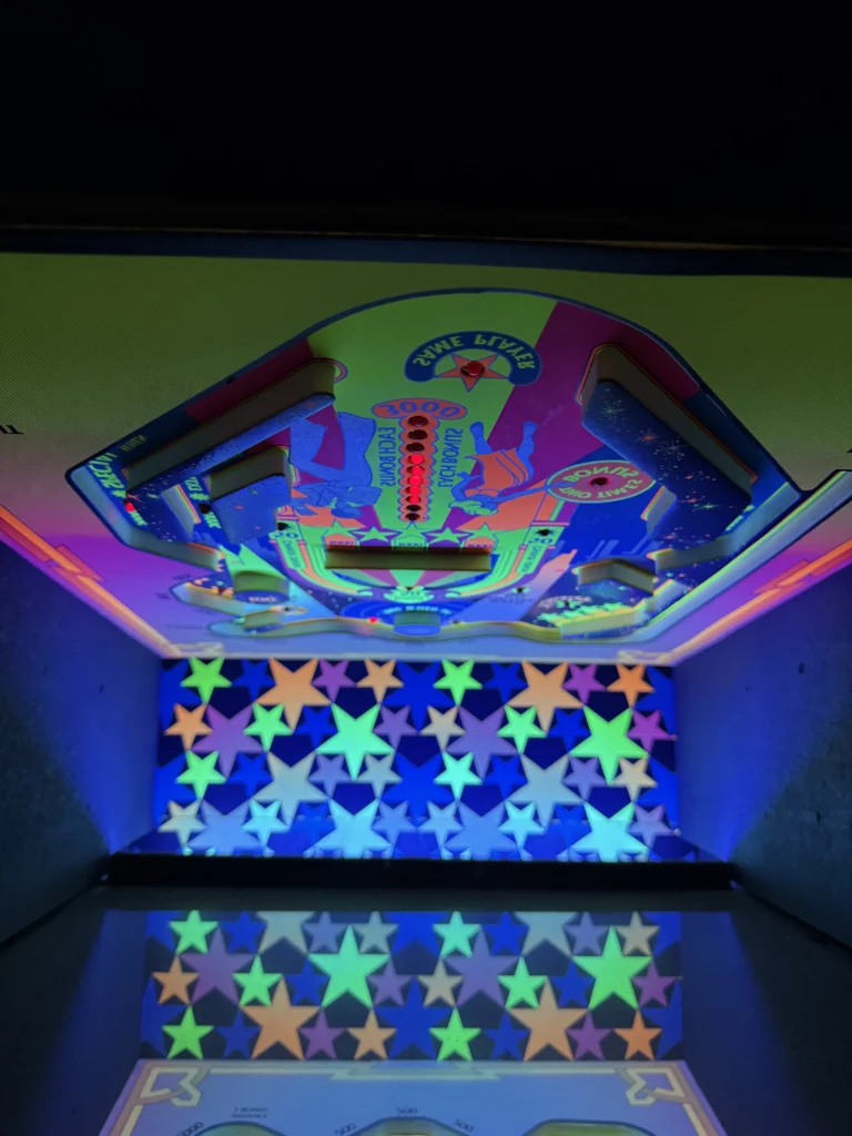 Atari Video Pinball Arcade - UV Light/Black Light Testing Atari Video Pinball Arcade - UV Light/Black Light Testing