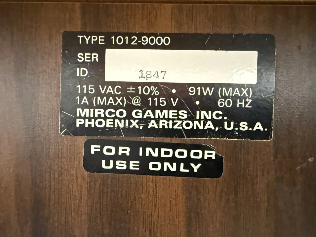 Mirco Challenge Arcade Game - Antonio Borba Arcade Collection