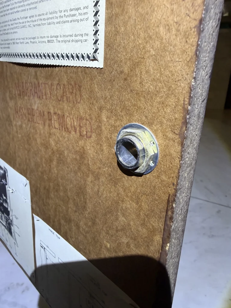 Mirco Challenge Arcade Game - Coin Door Restore
