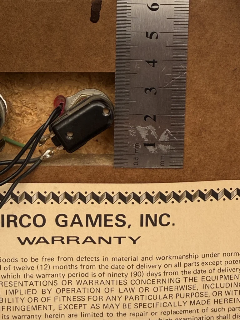 Mirco Challenge Arcade Game - Coin Door Restore