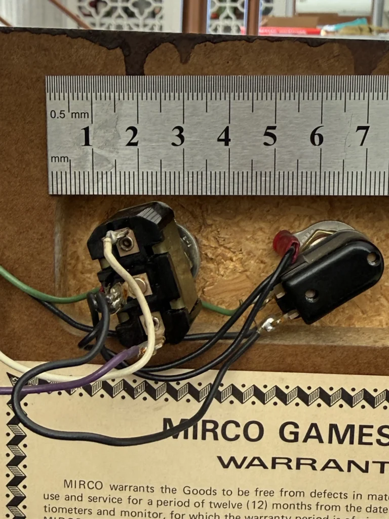 Mirco Challenge Arcade Game - Coin Door Restore