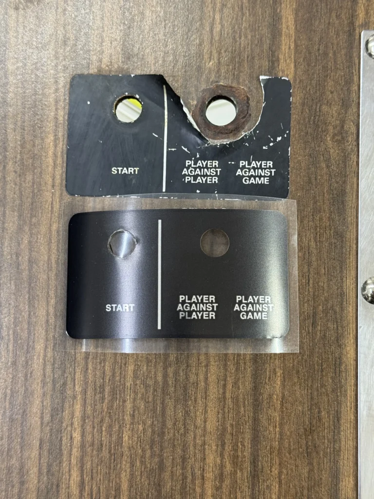 Mirco Challenge Arcade Game - Coin Door Restore