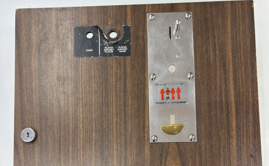 Mirco Challenge Arcade Game - Coin Door Restore