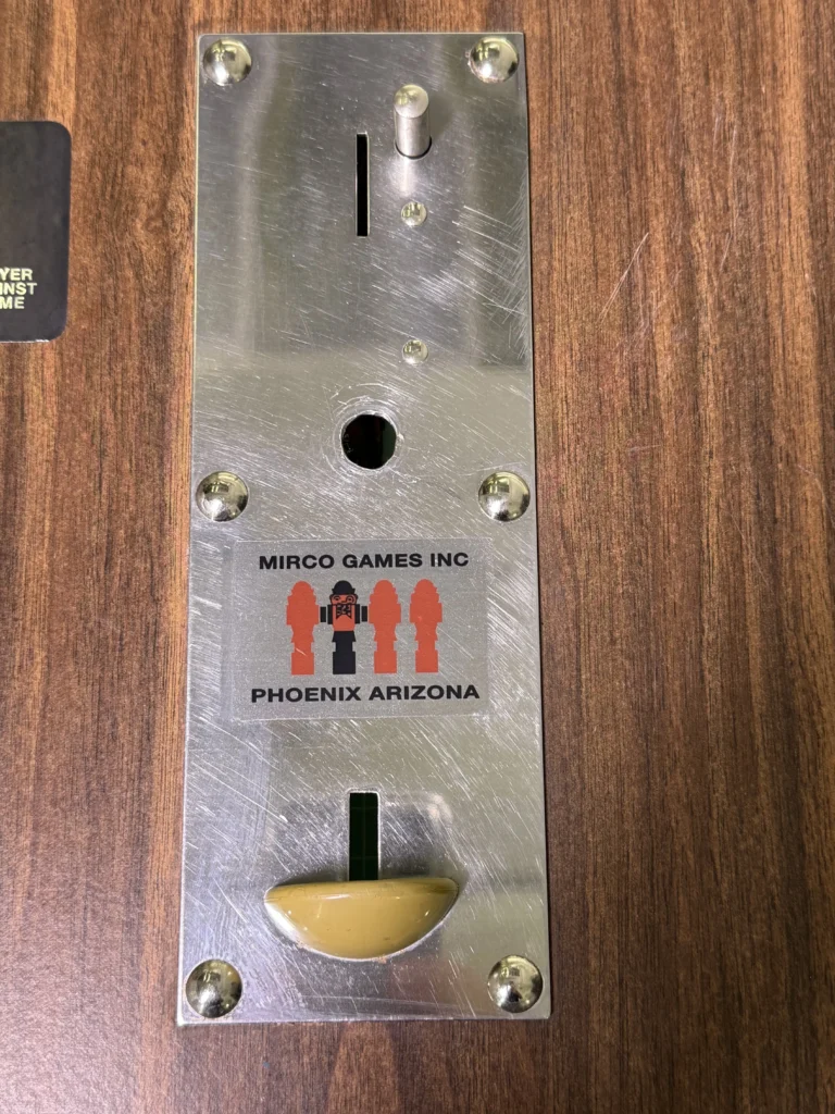 Mirco Challenge Arcade Game - Coin Door Restore