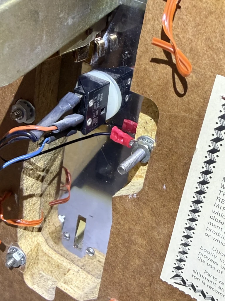 Mirco Challenge Arcade Game - Coin Door Restore