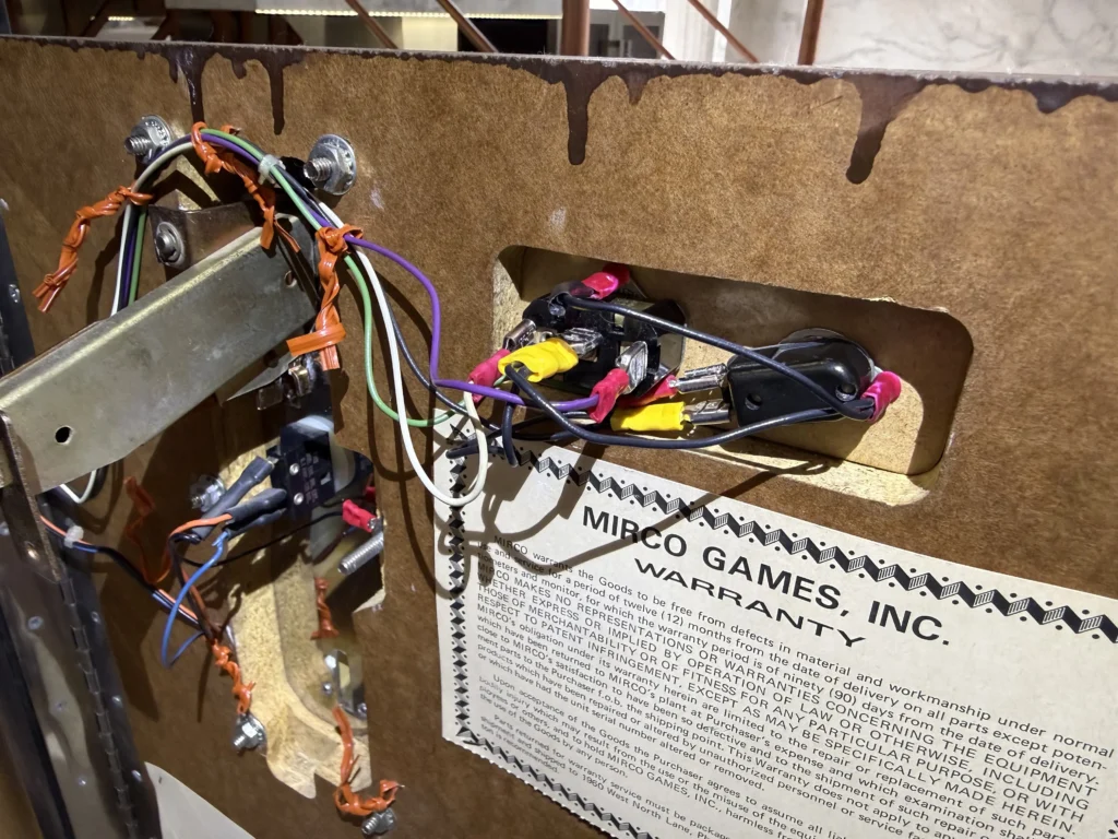 Mirco Challenge Arcade Game - Coin Door Restore