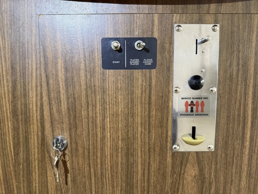 Mirco Challenge Arcade Game - Coin Door Restore