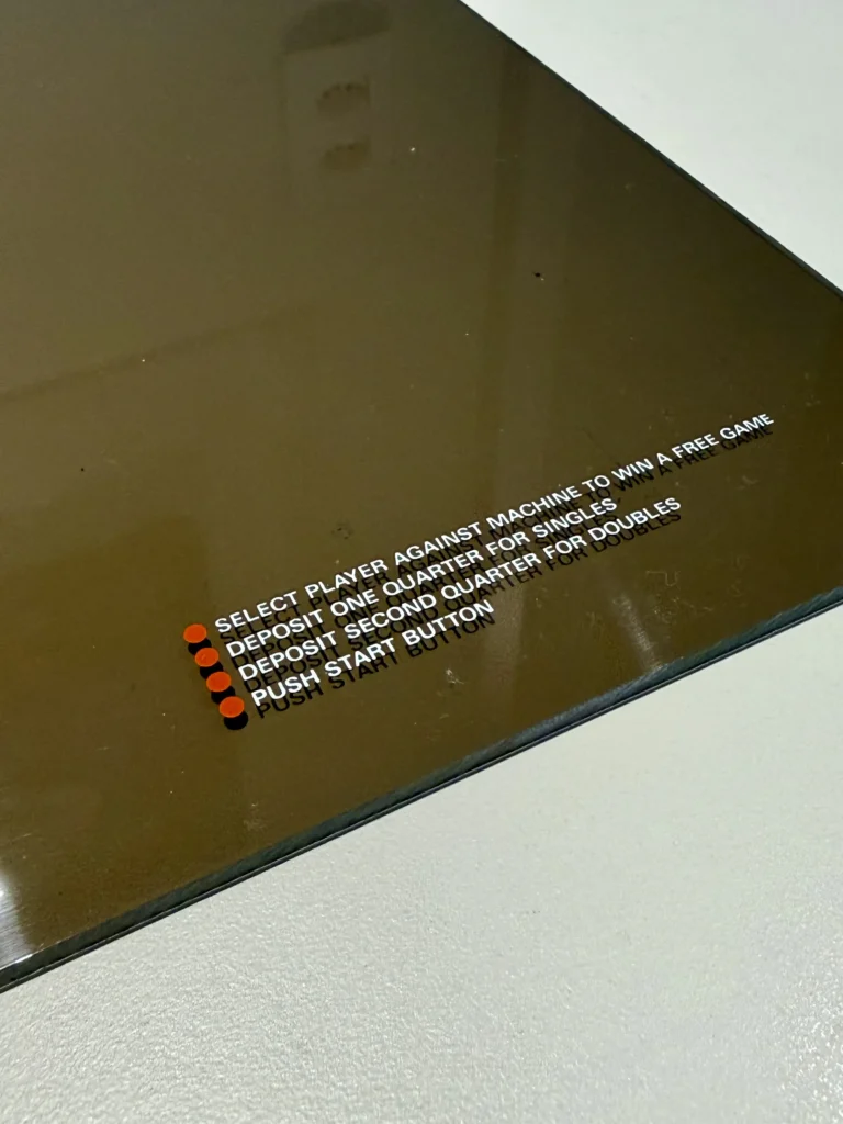 Mirco Challenge Arcade Game - Glass Replacement