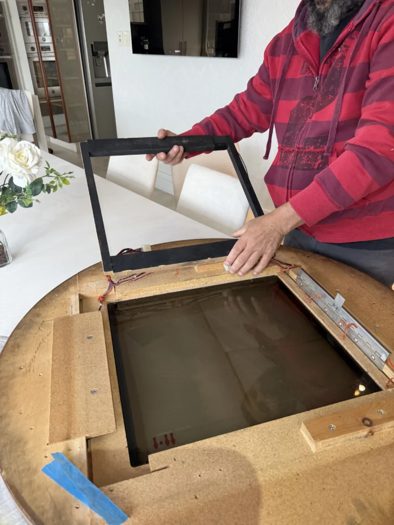 Mirco Challenge Arcade Game - Glass and Plexi Sandwich Fitting