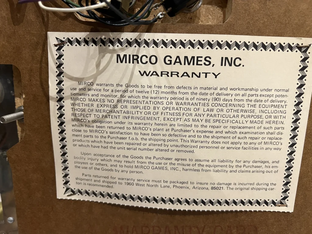 Mirco Challenge Arcade Game Cabinet - Acquisition Mirco Challenge Arcade Game Cabinet - Acquisition